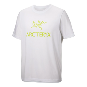 Arc"Word Logo T-shirt "White Green"