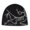 Bird Head Toque "Black Grey"