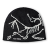 Bird Head Toque "Black White"