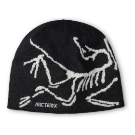 Bird Head Toque "Black White"