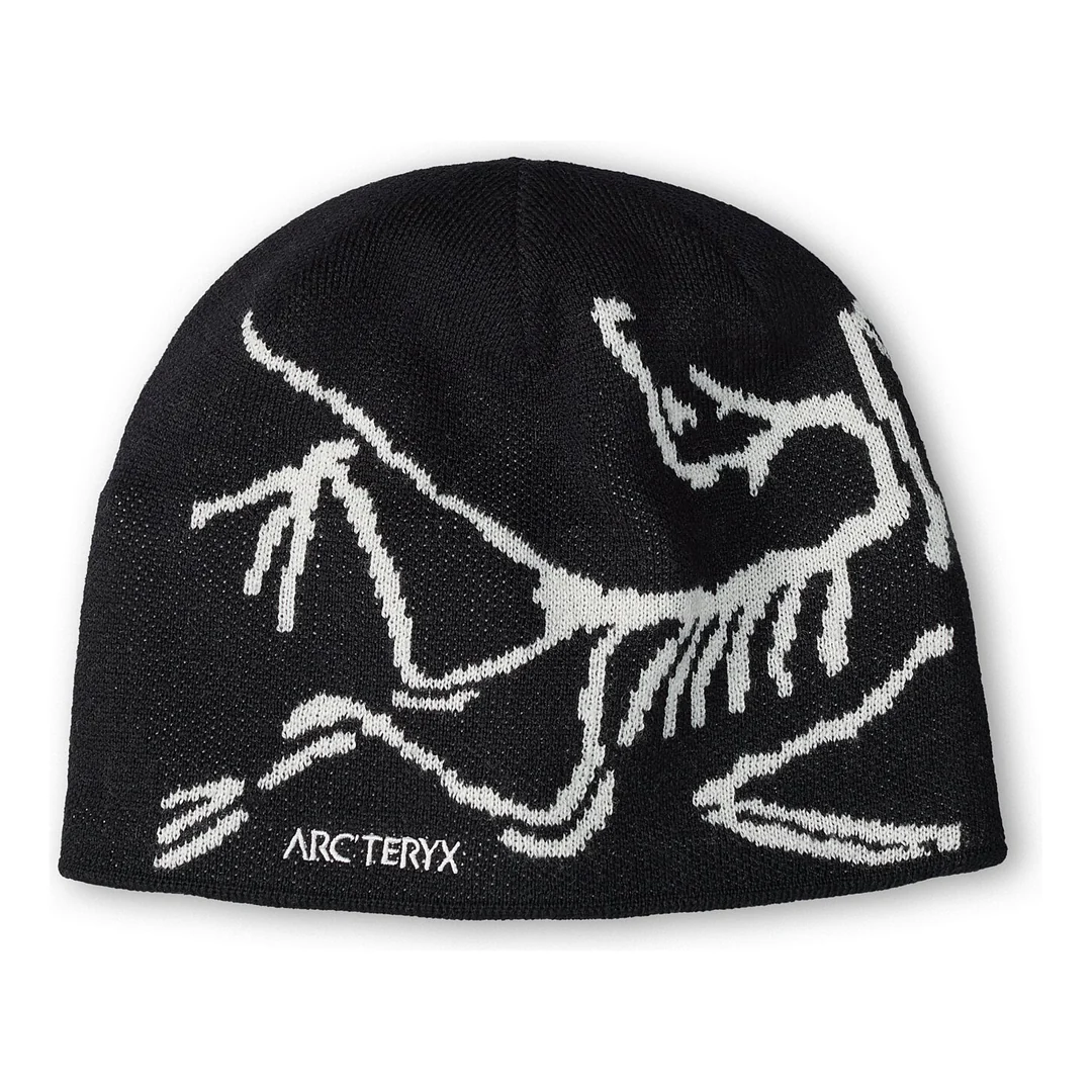 Bird Head Toque "Black White"