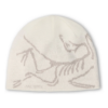 Bird Head Toque "Cream White"