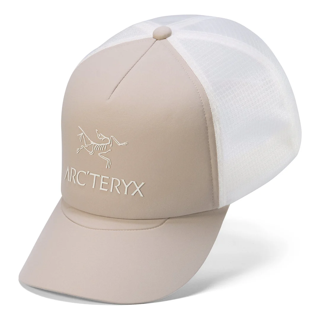 Bird Word Trucker Curved Mössor & Hattar "Natural White"