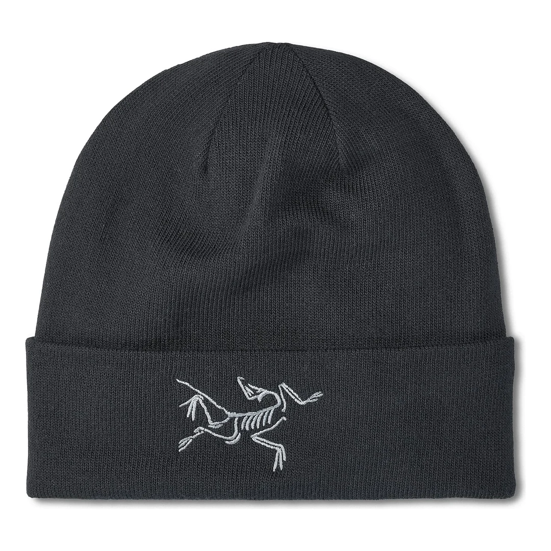 Broderad fågelmössa "Black"