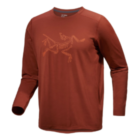 Cormac Logo långärmad T-shirt "Brown"