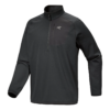 Delta 1/2 Zip Neck Top "Black"