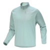Delta 1/2 Zip Neck Top "Green"
