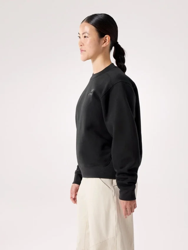 Emblem Fleece Crew för damer