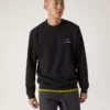 Emblem Fleece Crew Neck Pullover för män