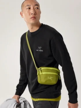 Emblem Fleece Crew Neck Pullover för män