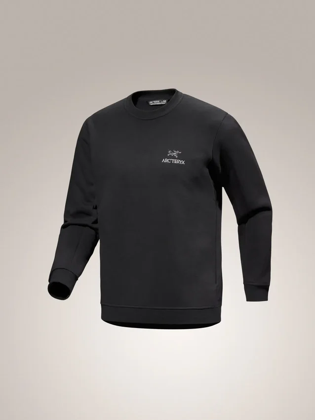 Emblem Fleece Crew Neck Pullover för män