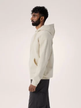 Emblem Fleece Full Zip Huvtröja för män