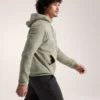Emblem Fleece Full Zip Huvtröja för män