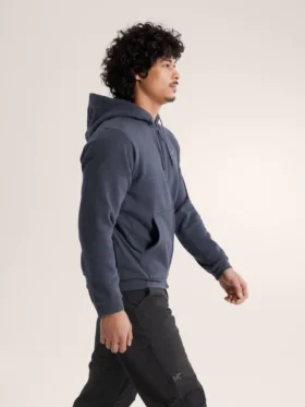 Emblem Fleece Full Zip Huvtröja för män