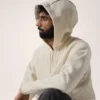 Emblem Fleece Full Zip Huvtröja för män
