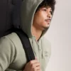 Emblem Fleece Full Zip Huvtröja för män