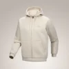 Emblem Fleece Full Zip Huvtröja för män