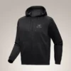 Emblem Fleece Full Zip Huvtröja för män