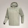 Emblem Fleece Full Zip Huvtröja för män