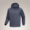 Emblem Fleece Full Zip Huvtröja för män