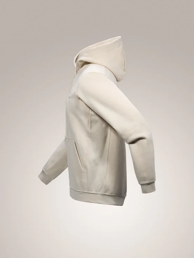 Emblem Fleece Full Zip Huvtröja för män