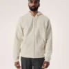 Emblem Fleece Full Zip Huvtröja för män