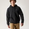 Emblem Fleece Full Zip Huvtröja för män