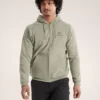 Emblem Fleece Full Zip Huvtröja för män