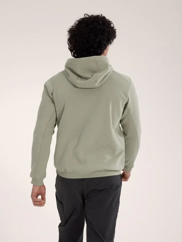 Emblem Fleece Full Zip Huvtröja för män