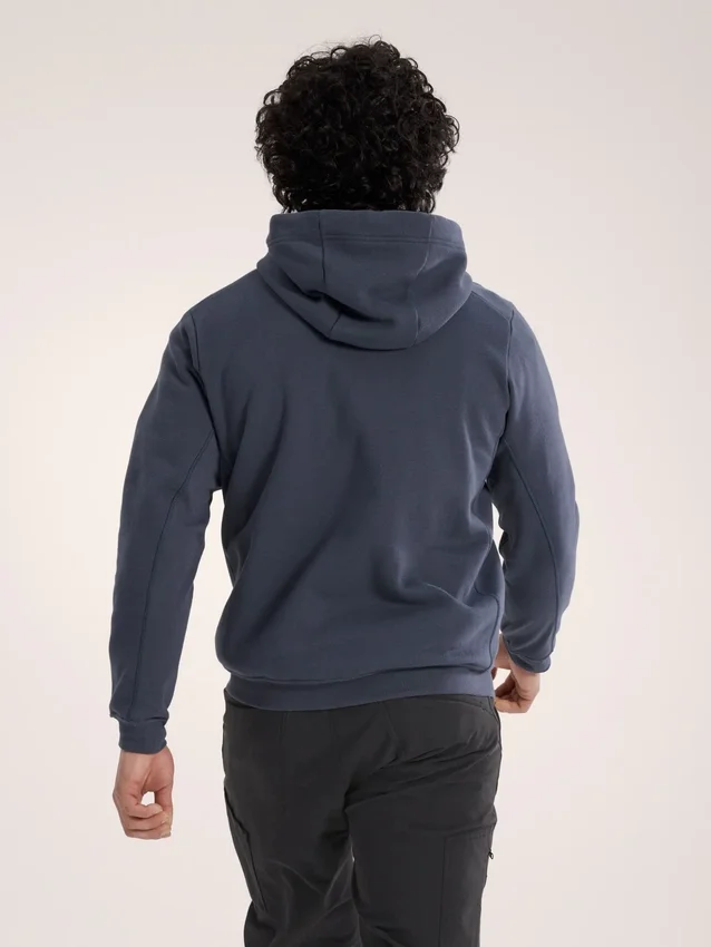 Emblem Fleece Full Zip Huvtröja för män