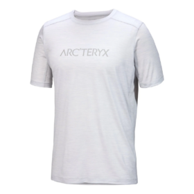 Ionia Merinoull Arc "Word Logo T-shirt SS" Grå