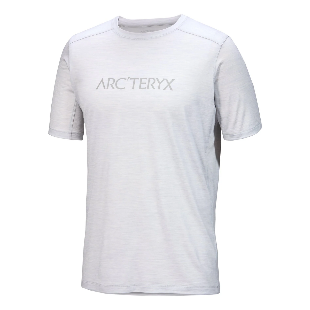 Ionia Merinoull Arc "Word Logo T-shirt SS" Grå