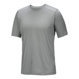 Ionia T-shirt i merinoull SS "Mörkgrå"