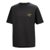 Kragg bomullst-shirt med logotyp ”Black”
