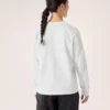 Kragg Cotton Bird T-shirt med rund hals och långa ärmar för damer
