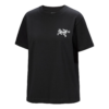 Kragg Cotton Bird Tile Crew T-shirt SS ”Black”