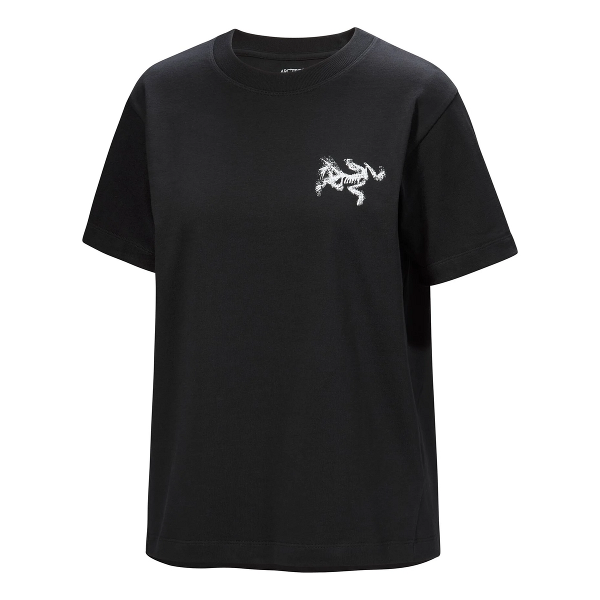 Kragg Cotton Bird Tile Crew T-shirt SS ”Black”