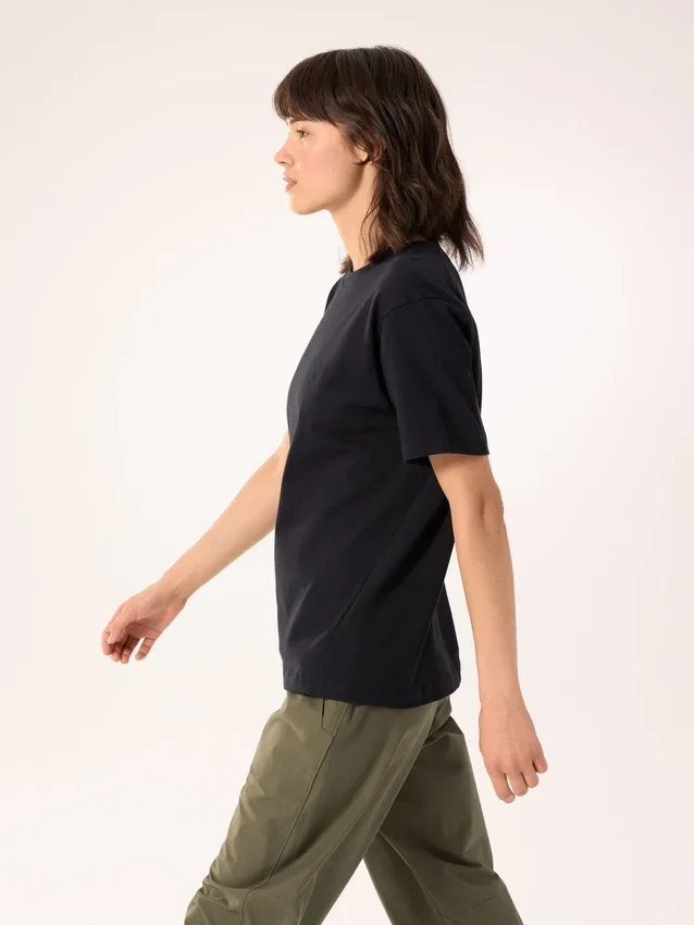 Kragg Cotton Little Bird Crew Shirt SS för damer