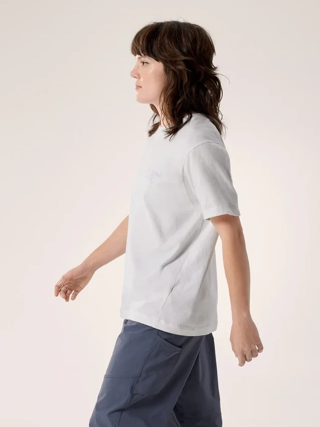 Kragg Cotton Little Bird Crew Shirt SS för damer