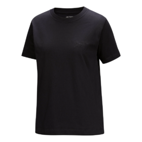 Kragg Cotton Little Bird T-shirt med rund hals "Black"