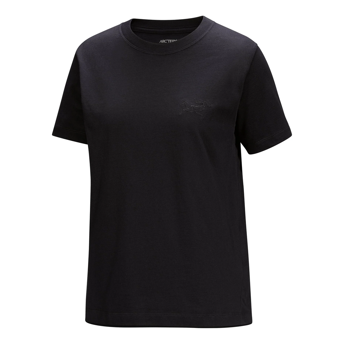 Kragg Cotton Little Bird T-shirt med rund hals "Black"