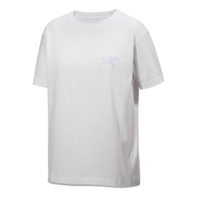 Kragg Cotton Little Bird T-shirt med rund hals "White"