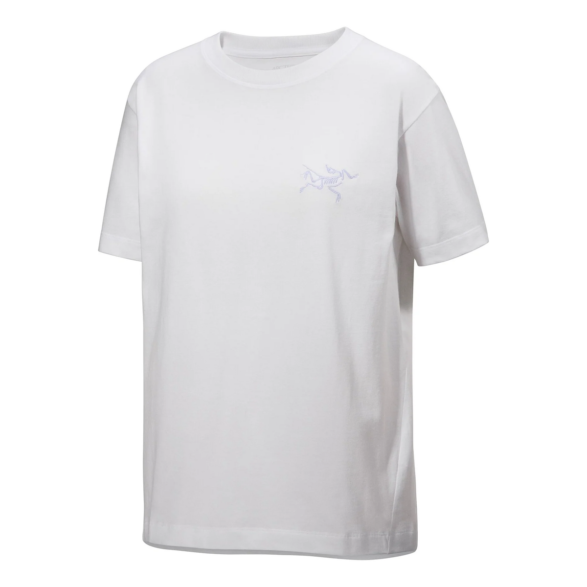 Kragg Cotton Little Bird T-shirt med rund hals "White"