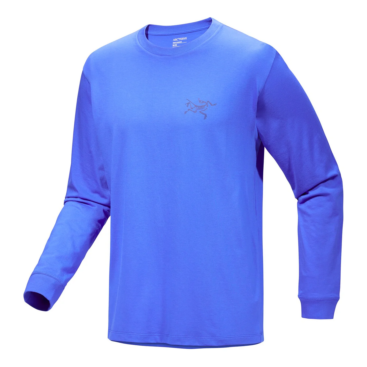 Kragg SL bomullst-shirt med långa ärmar "Blue"