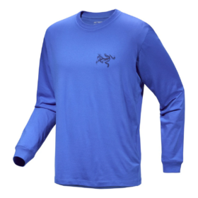 Kragg SL Cotton Bird Tile långärmad T-shirt "Blue"