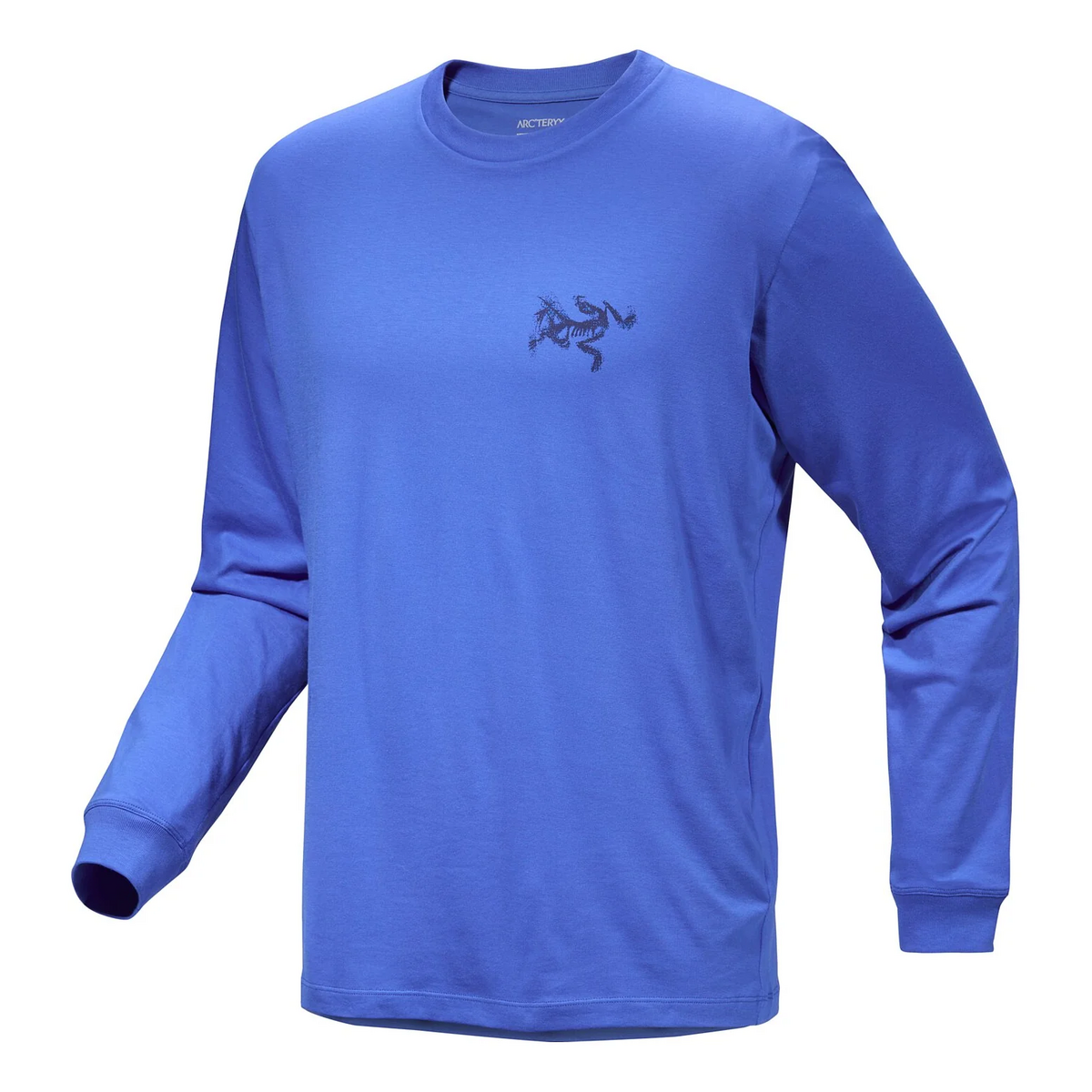 Kragg SL Cotton Bird Tile långärmad T-shirt "Blue"