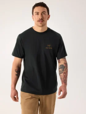 Kragg SL Cotton Bird Word Shirt SS för män