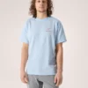 Kragg SL Cotton Bird Word Shirt SS Herr