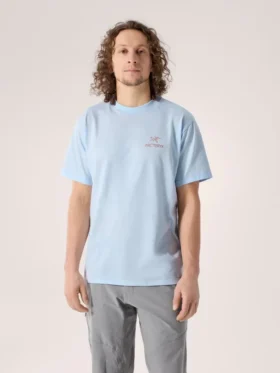 Kragg SL Cotton Bird Word Shirt SS Herr