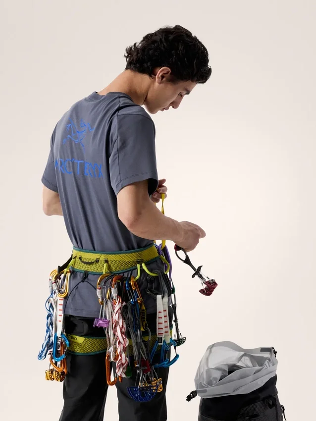 Kragg SL Cotton Bird Word Shirt SS Herr